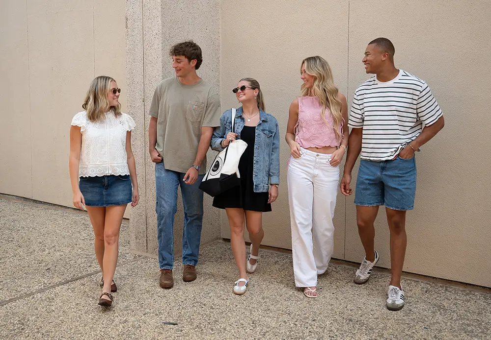 diverse young adults