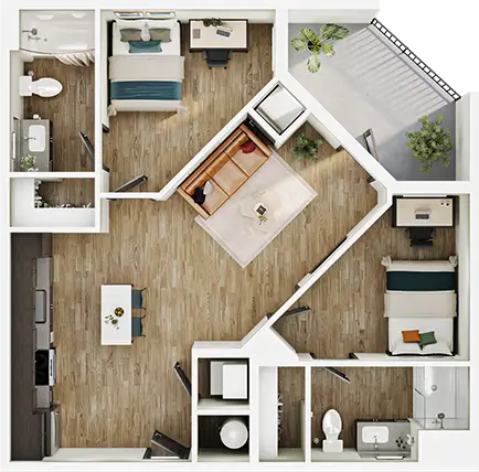 Floor plan B4