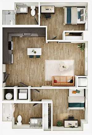 Floor plan B6