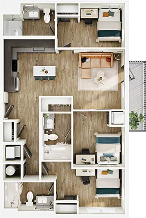 Floor plan C1