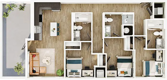 Floor plan C4