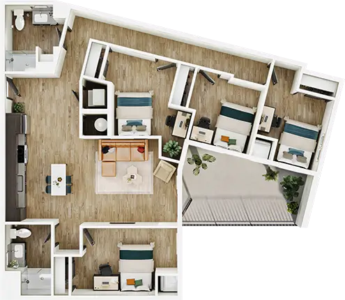 Floor plan D1
