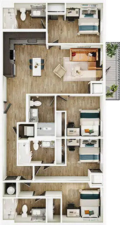 Floor plan D6