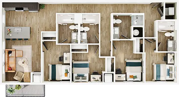 Floor plan D8